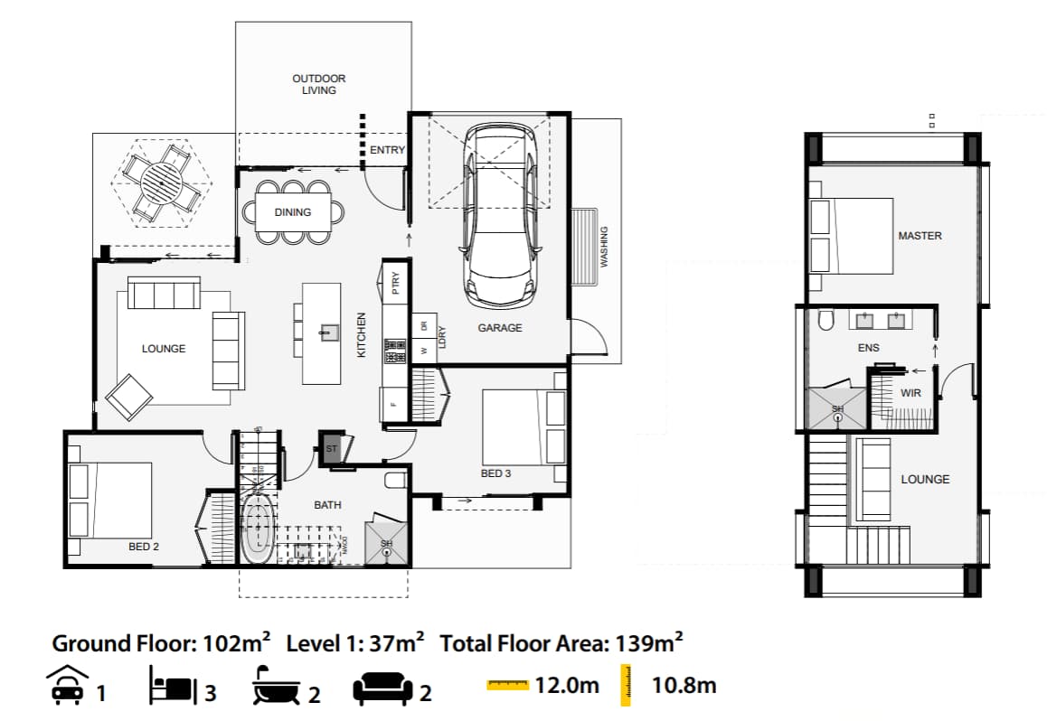 Haven 140 floor plan