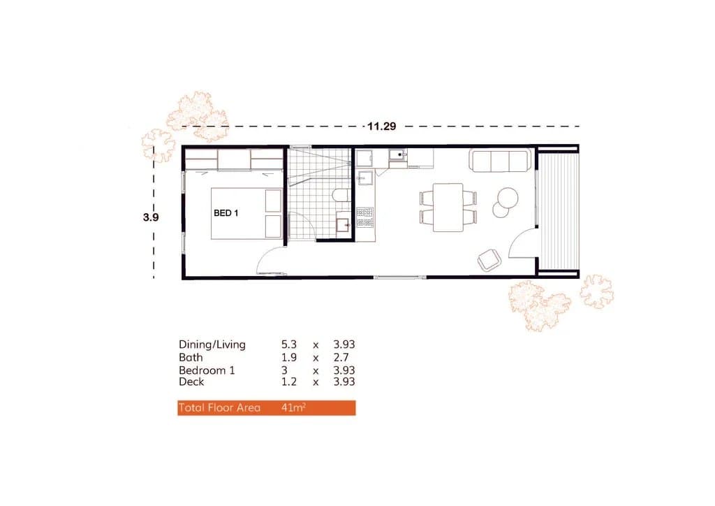 Seville 40 floor plan
